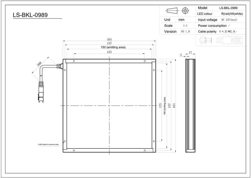 LS-RNG-0559 dimensions (mm)