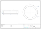 Ø150 mm low-angle ring light, 30° angle