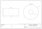 32 x 10 mm UV ring light, 70° angle