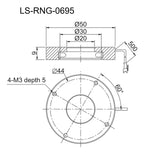 LS-RNG-0695 dimensions (mm)