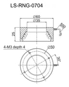 LS-RNG-0704 dimensions (mm)