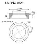 LS-RNG-0726 dimensions (mm)