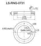 LS-RNG-0731 dimensions (mm)