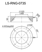 LS-RNG-0735 dimensions (mm)