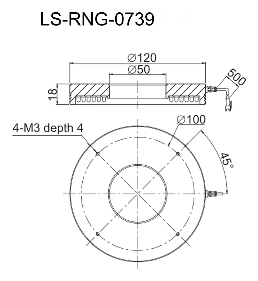 LS-RNG-0739 dimensions (mm)