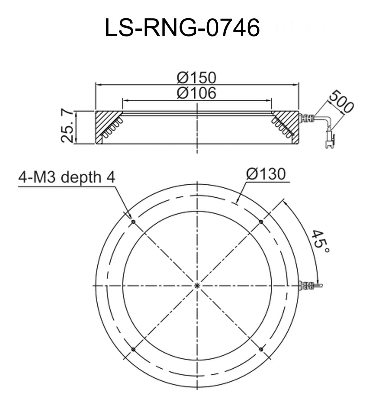 LS-RNG-0746 dimensions (mm)