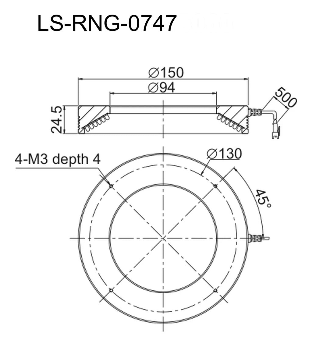 LS-RNG-0747 dimensions (mm)