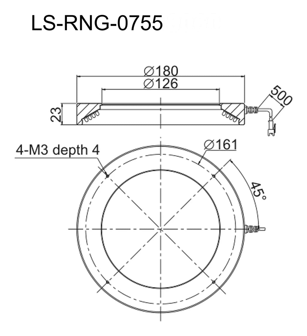 LS-RNG-0755 dimensions (mm)