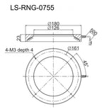 LS-RNG-0755 dimensions (mm)