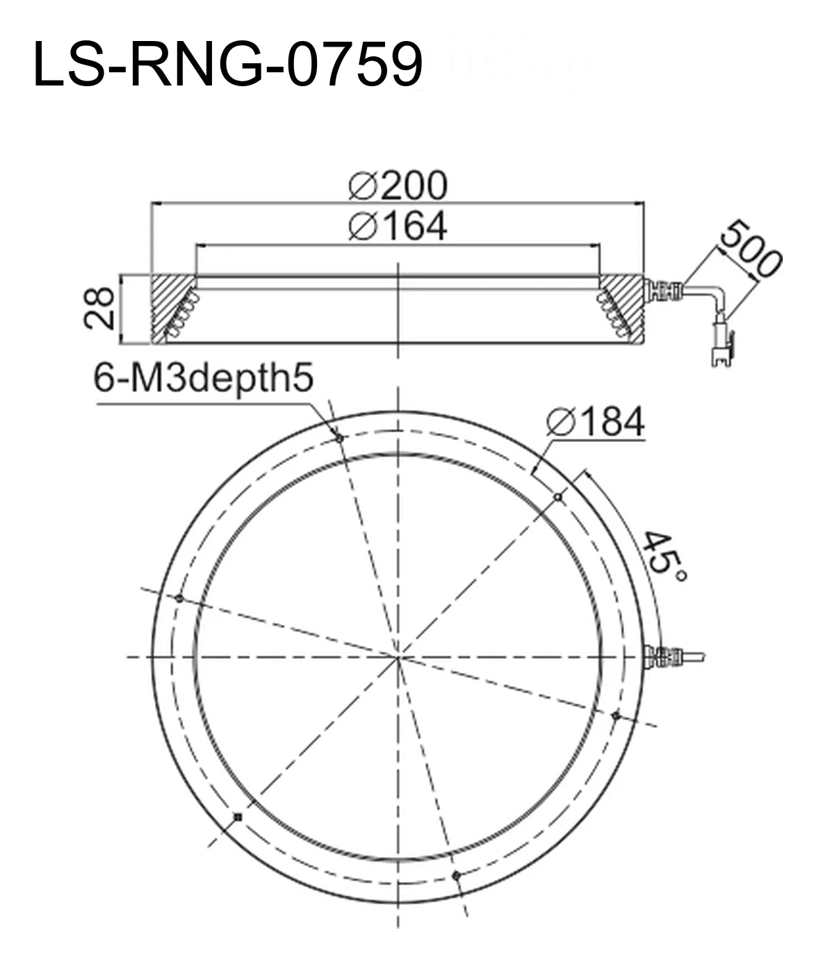LS-RNG-0759 dimensions (mm)