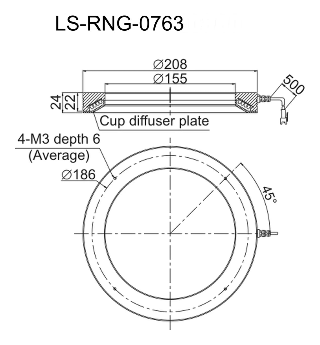 LS-RNG-0763 dimensions (mm)