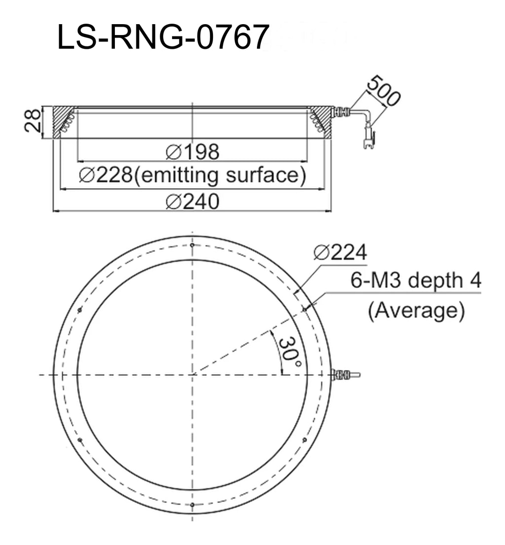 LS-RNG-0767 dimensions (mm)