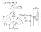 LS-RNG-0842 dimensions (mm)