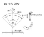 LS-RNG-0870 dimensions (mm)