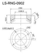 LS-RNG-0902 dimensions (mm)