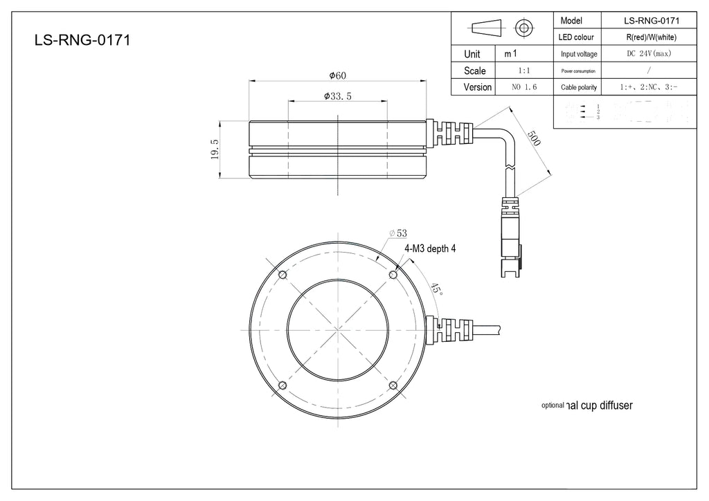 LS-RNG-0171 dimensions (mm)