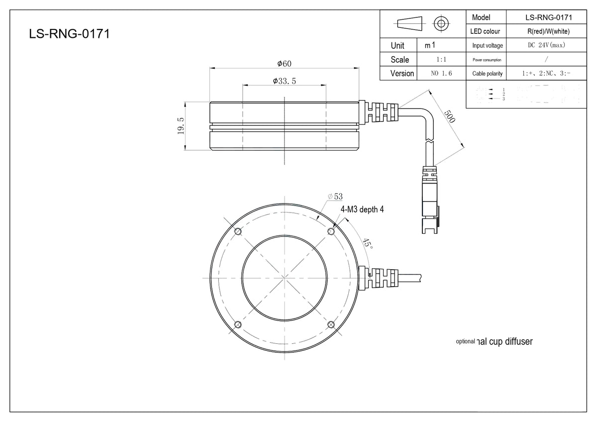 LS-RNG-0171 dimensions (mm)