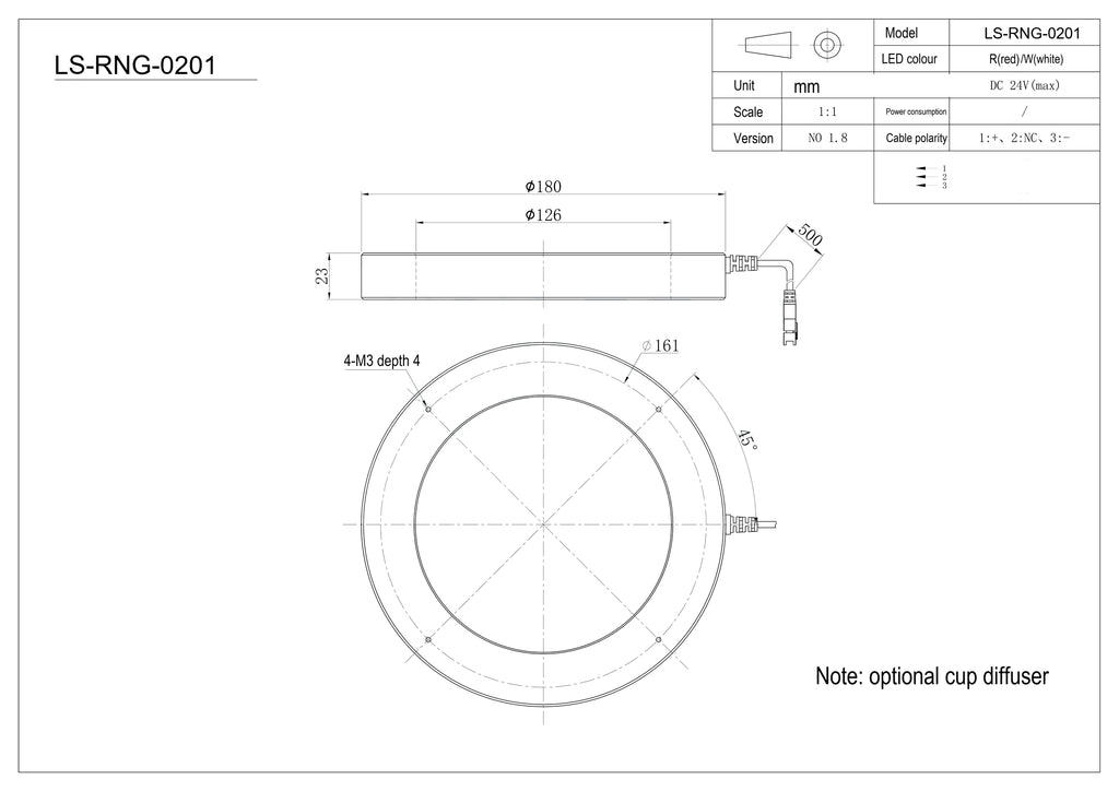 LS-RNG-0201 dimensions (mm)