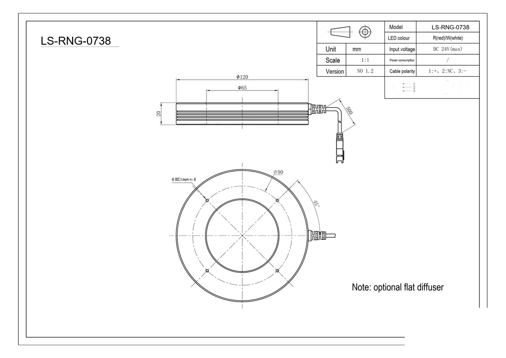 LS-RNG-0738 dimensions (mm)