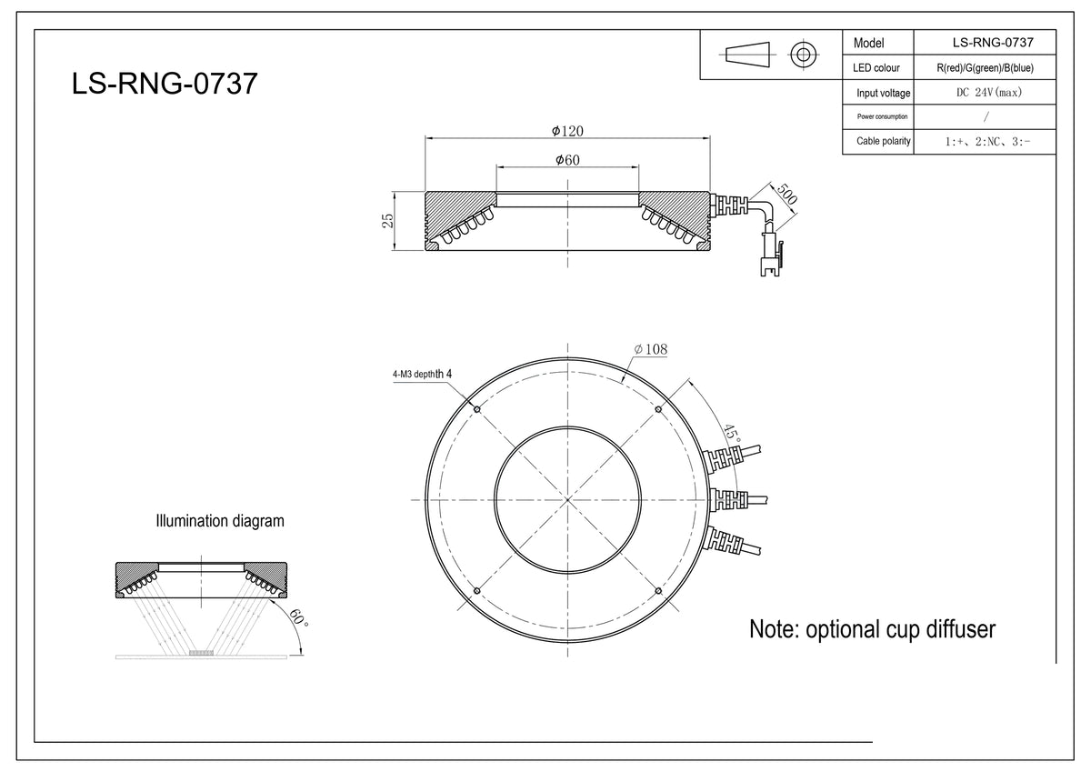 LS-RNG-0737 dimensions (mm)