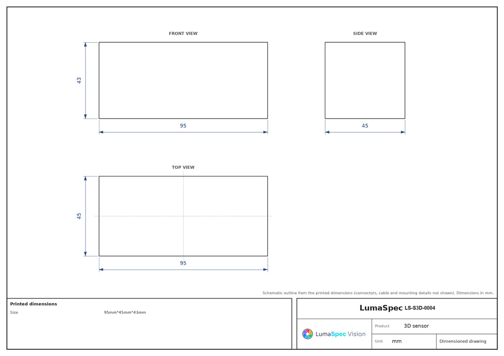 LS-S3D-0004 dimensions (mm)