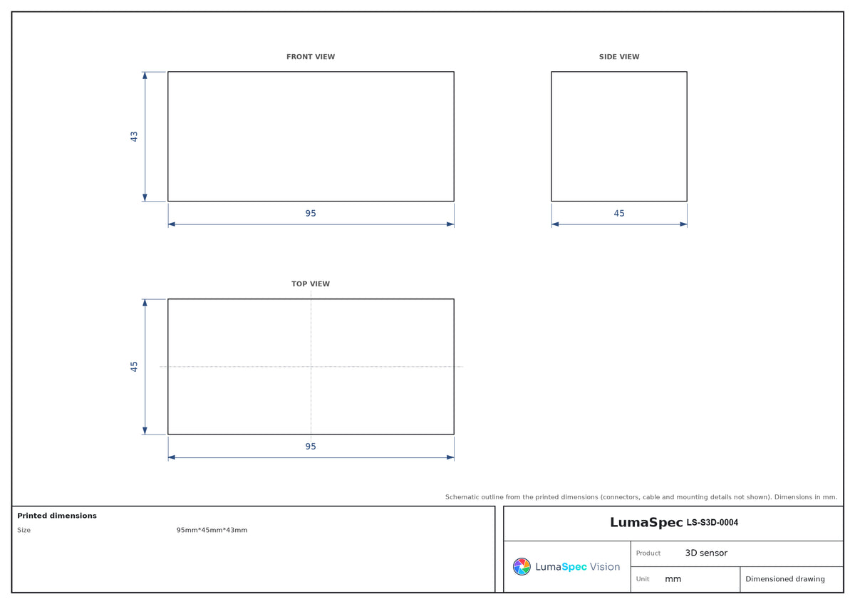 LS-S3D-0004 dimensions (mm)