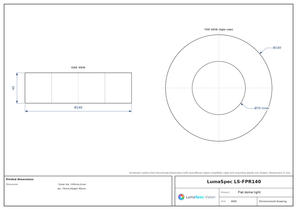 LS-SDL-0068 dimensions (mm)