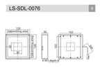 LS-SDL-0076 dimensions (mm)