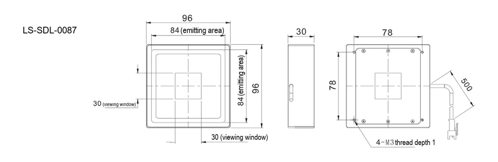 LS-SDL-0087 dimensions (mm)