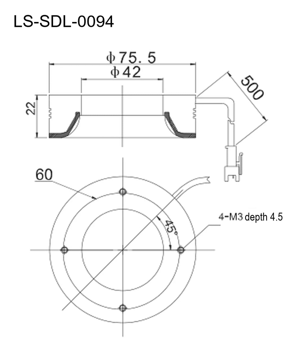LS-SDL-0094 dimensions (mm)