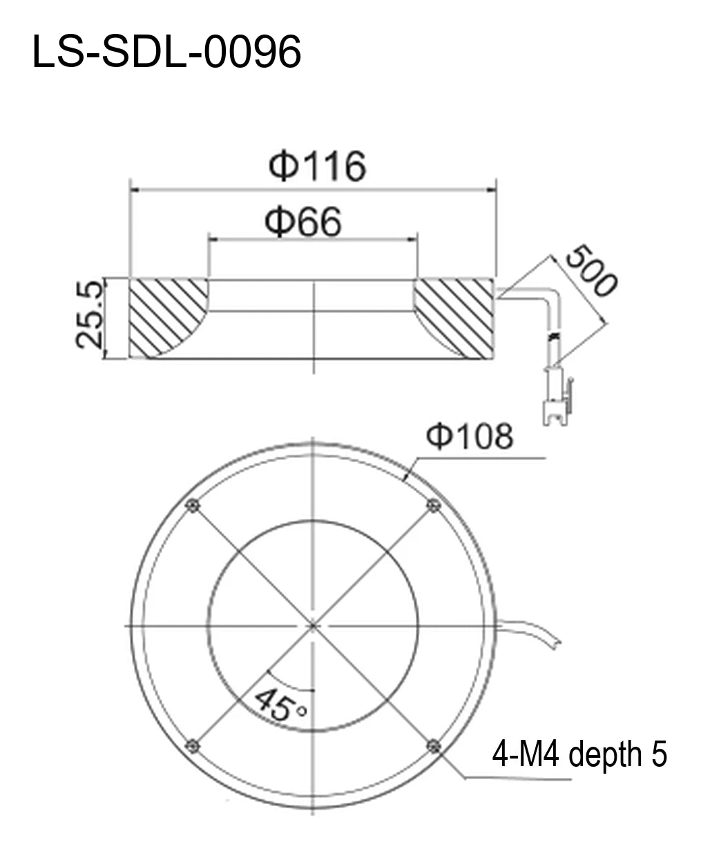 LS-SDL-0096 dimensions (mm)