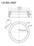 LS-SDL-0097 dimensions (mm)