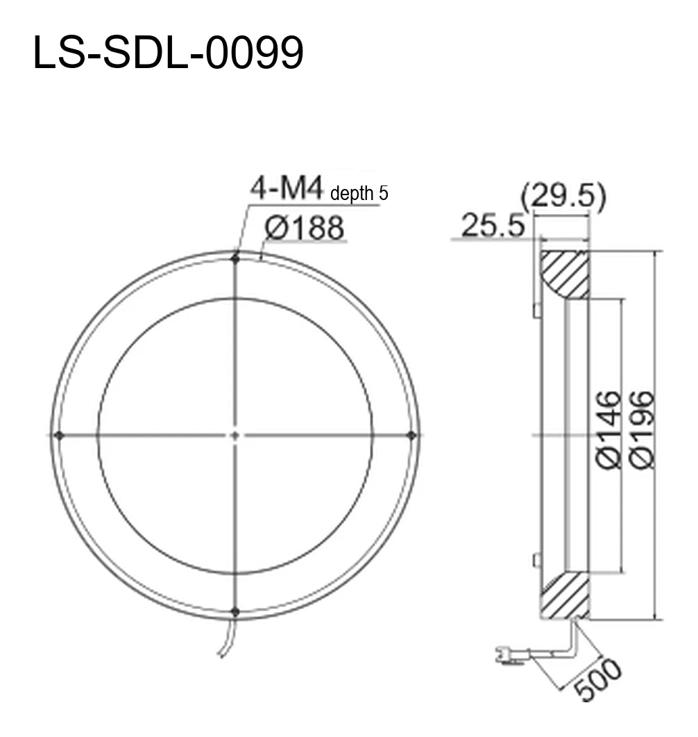LS-SDL-0099 dimensions (mm)