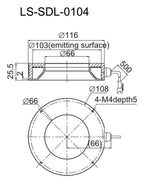 LS-SDL-0104 dimensions (mm)
