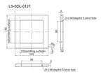 LS-SDL-0127 dimensions (mm)
