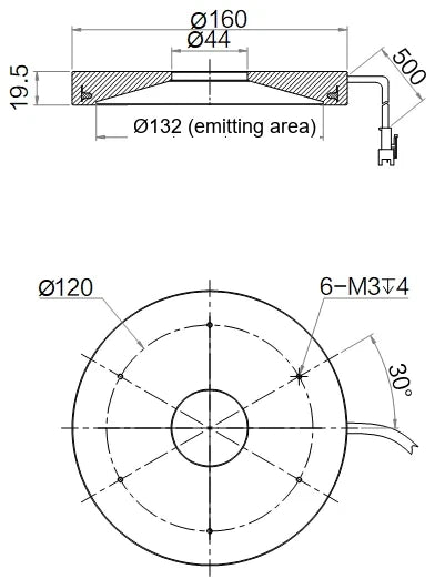 LS-SDL-0132 dimensions (mm)