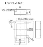 LS-SDL-0143 dimensions (mm)