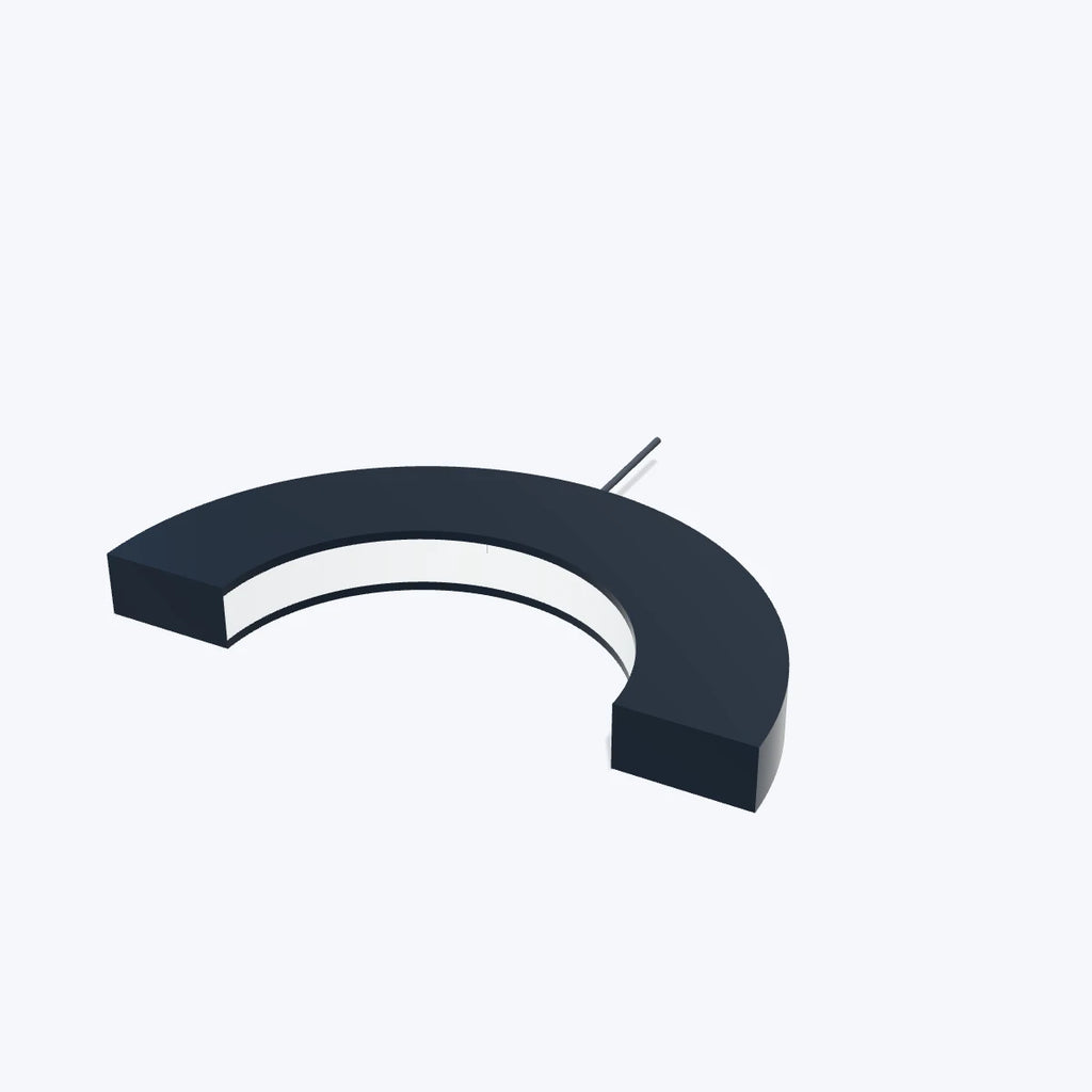 LS-RNG-0853 — Ring lights. Dimension-based illustration; details and finish are representative.