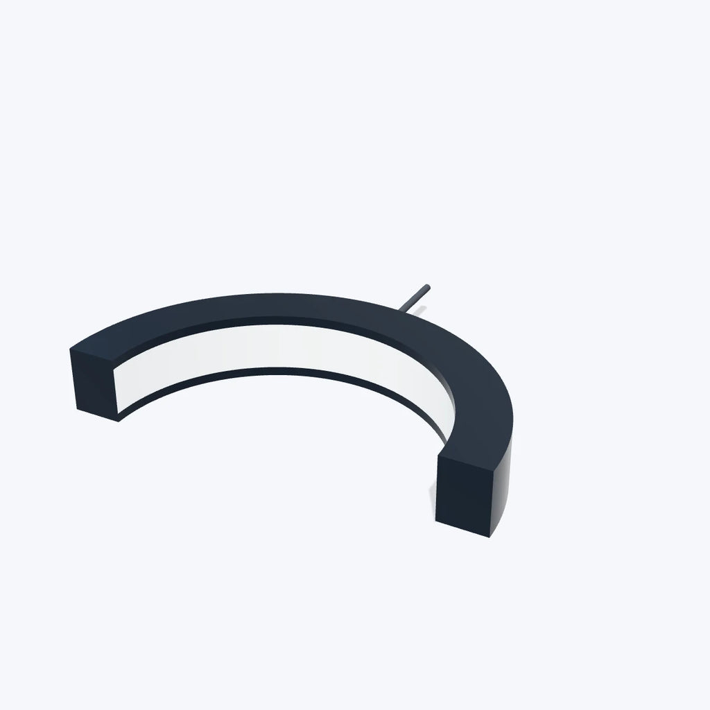 LS-RNG-0863 — Ring lights. Dimension-based illustration; details and finish are representative.