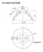 LS-SPC-0090 dimensions (mm)