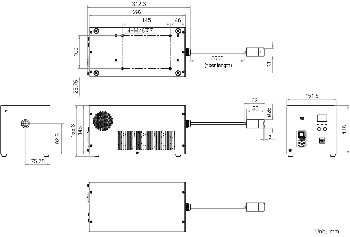 LS-SPC-0095 dimensions (mm)