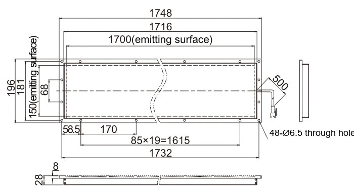LS-SPC-0062 dimensions (mm)