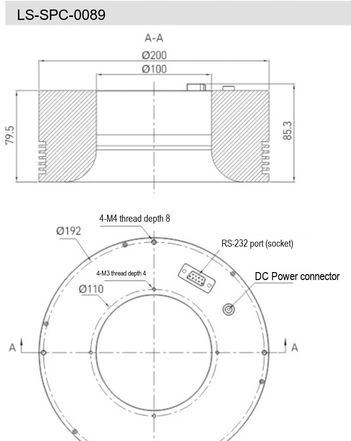 LS-SPC-0089 dimensions (mm)