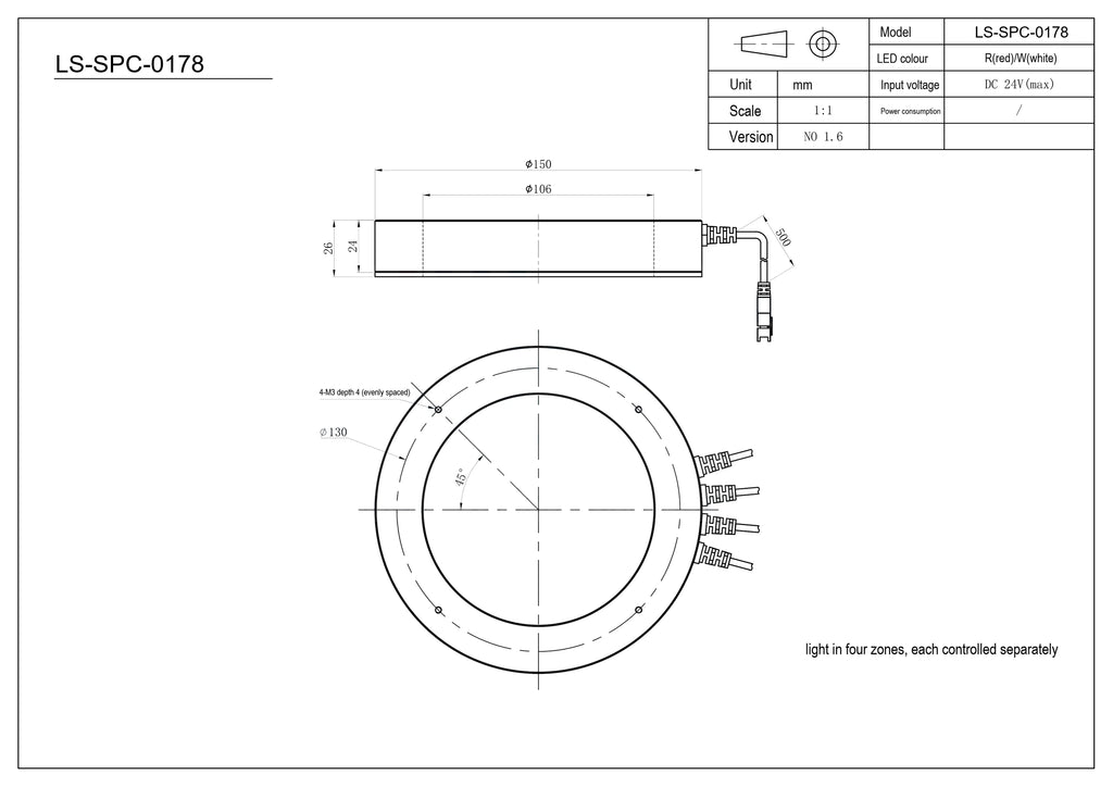 LS-SPC-0178 dimensions (mm)