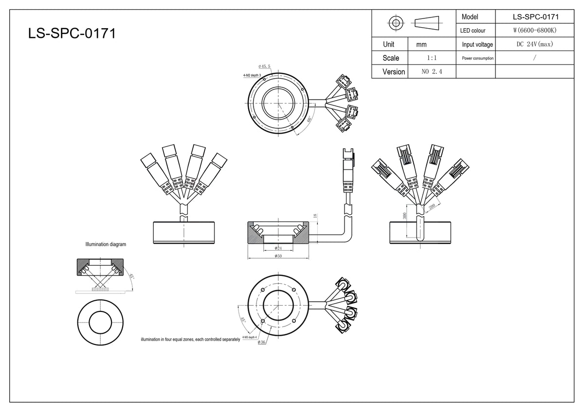 LS-SPC-0171 dimensions (mm)