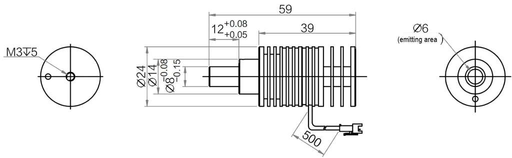 LS-SPT-0162 dimensions (mm)
