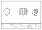 50 mm SWIR lens, 400-1200 nm, 1.1", C-mount