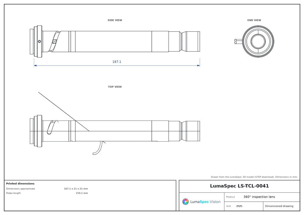 LS-TCL-0041 dimensions (mm)