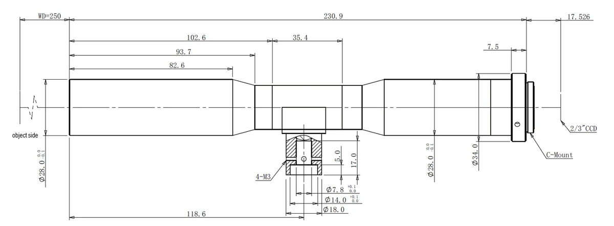 LS-TCL-0794 dimensions (mm)