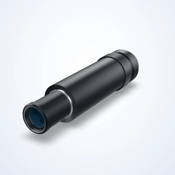 1x telecentric lens, WD 250 mm, coaxial port
